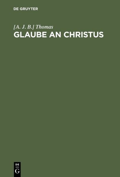 Produktbild: Glaube an Christus