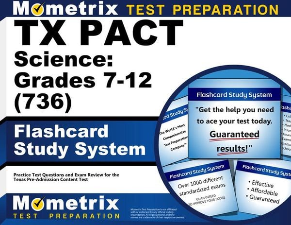 Produktbild: TX Pact Science: Grades 7-12 (736) Flashcard Study System
