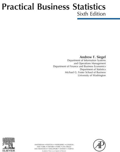 Produktbild: Practical Business Statistics, Student Solutions Manual (e-only)