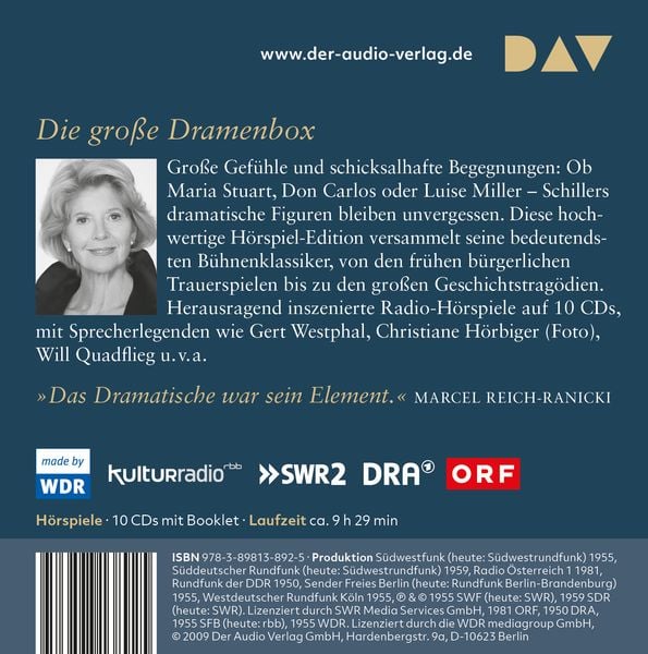 Produktbild: Dramen. Maria Stuart, Don Carlos, Wilhelm Tell u.v.a.