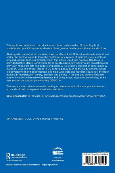 Produktbild: Understanding Cultural Policy