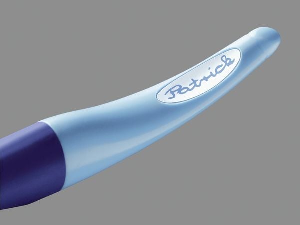 Produktbild: STABILO Tintenroller Rechtshänder - EASYoriginal dunkel-/hellblau - Einzelstift - blau (löschbar) inkl. Patrone