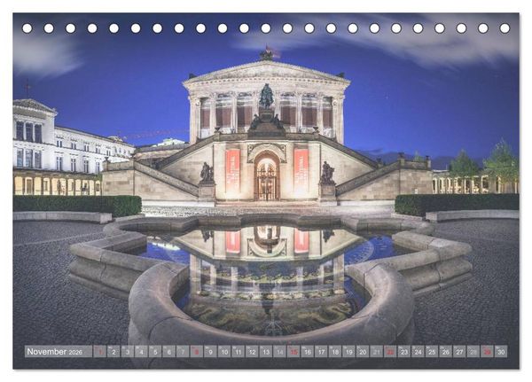 Produktbild: Berlin Citylights (Tischkalender 2026 DIN A5 quer), CALVENDO Monatskalender