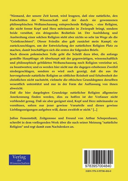 Produktbild: Briefe &uuml;ber nat&uuml;rliche Religion