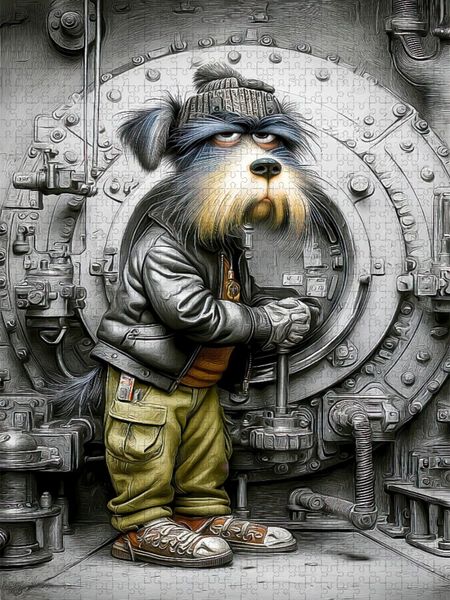 Produktbild: CALVENDO Puzzle Voila, hier bin ich - die absolute Fachkraft f&uuml;r Dampfdruckkessel | 1000 Teile Lege-Gr&ouml;&szlig;e 64x48cm Foto-Puzzle f&uuml;r gl&uuml;ckliche Stunden