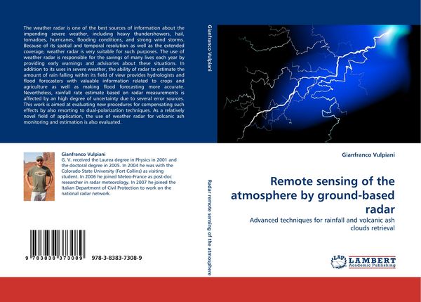 Produktbild: Remote sensing of the atmosphere by ground-based radar