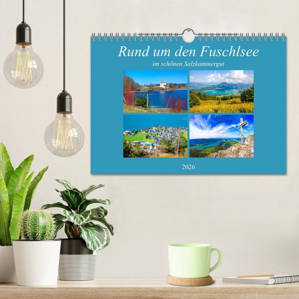 Produktbild: Rund um den Fuschlsee (Wandkalender 2026 DIN A4 quer), CALVENDO Monatskalender
