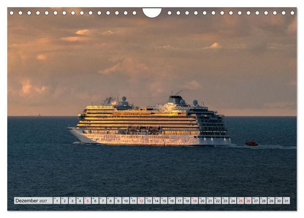 Produktbild: Ostsee Ahoi - Gro&szlig;e Schiffe, kleine Boote (Wandkalender 2027 DIN A4 quer), CALVENDO Monatskalender