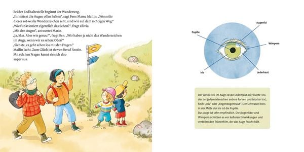 Produktbild: LESEMAUS 168: Unsere K&ouml;rper &ndash; Sehen, H&ouml;ren, Riechen