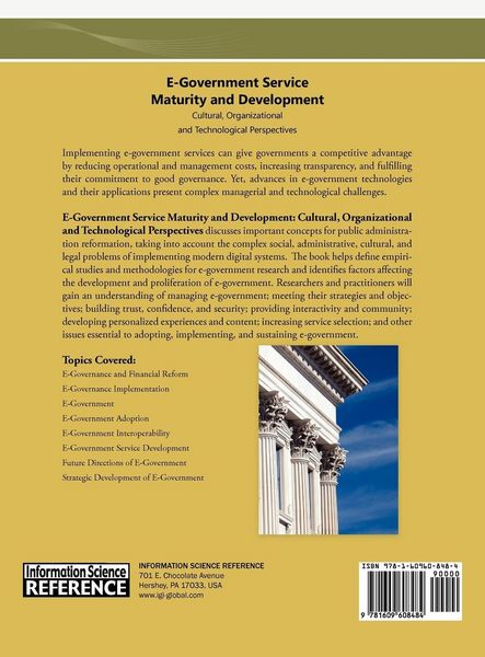 Produktbild: E-Government Service Maturity and Development