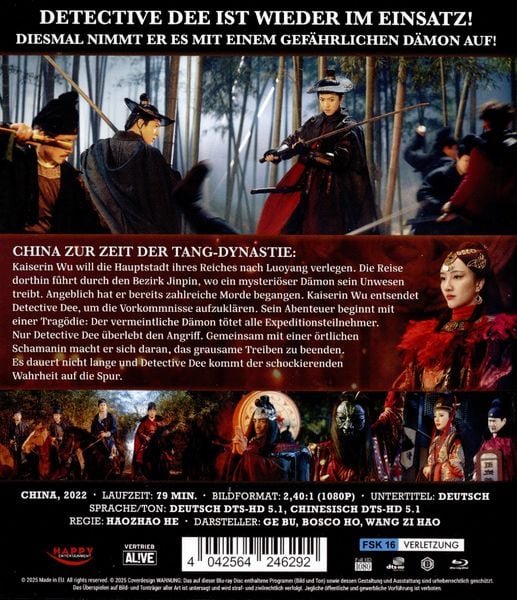 Produktbild: Detective Dee und der D&auml;monenkult (Blu-ray)