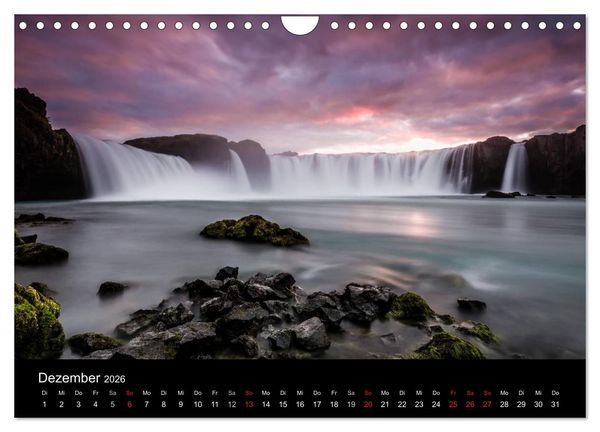 Produktbild: Island Impressionen von Armin Fuchs (Wandkalender 2026 DIN A4 quer), CALVENDO Monatskalender