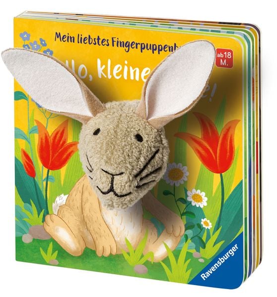 Mein liebstes Fingerpuppenbuch: Hallo, kleiner Hase!, Gebundene Ausgabe von Bernd Penners, Ravensburger Verlag GmbH, 9783473438976