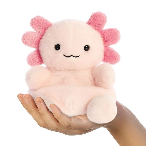 Produktbild: Aurora 77116 - Palm Pals Spudsters Axel Axolotl, Pl&uuml;schtier, 20 cm