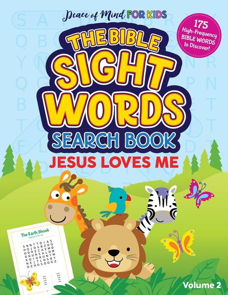 Produktbild: The Bible Sight Words Search Book: Jesus Loves Me