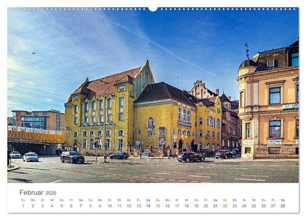 Produktbild: F&uuml;rth - die Denkmalstadt (hochwertiger Premium Wandkalender 2026 DIN A2 quer), Kunstdruck in Hochglanz