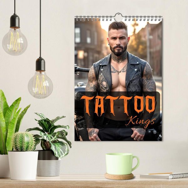 Produktbild: Tattoo Kings (Wandkalender 2026 DIN A4 hoch), CALVENDO Monatskalender