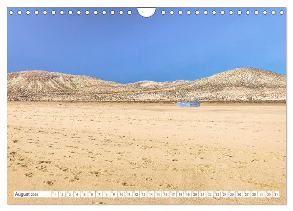 Produktbild: Fuerteventura - W&uuml;stenzauber und Meeresrauschen (Wandkalender 2026 DIN A4 quer), CALVENDO Monatskalender