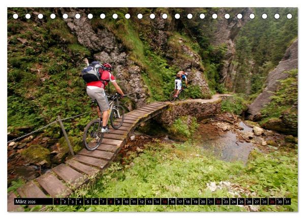 Produktbild: Mountainbike Spirit 2026 (Tischkalender 2026 DIN A5 quer), CALVENDO Monatskalender