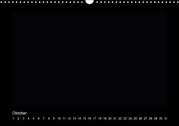 Produktbild: K. A., K: Geburtstags - Bastelkalender - Schwarz (Wandkalen