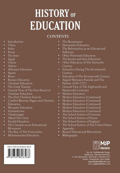 Produktbild: History Of Education