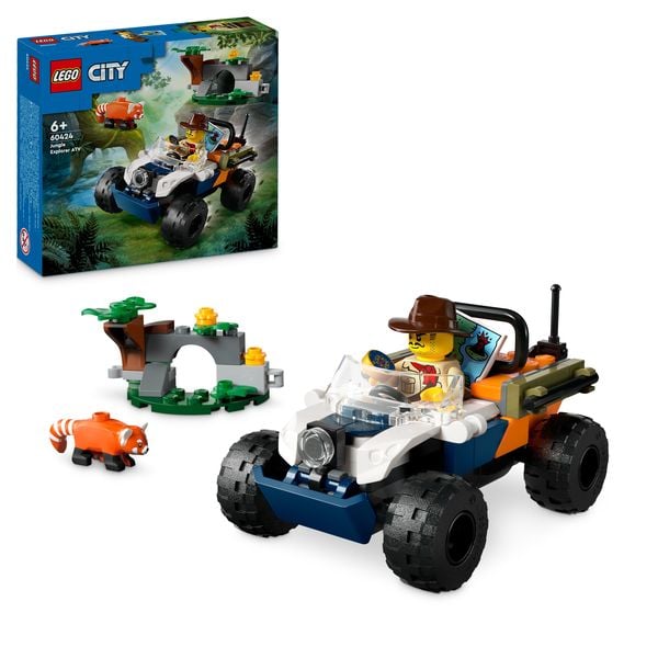 LEGO City Dschungelforscher-Quad, Dschungel-Spielzeug, Spielset 60424