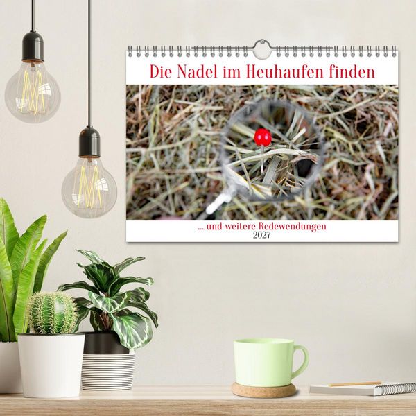 Produktbild: Die Nadel im Heuhaufen finden (Wandkalender 2027 DIN A4 quer), CALVENDO Monatskalender
