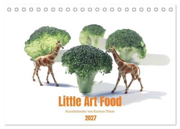 Produktbild: Little Art Food Kunstkalender (Tischkalender 2027 DIN A5 quer), CALVENDO Monatskalender
