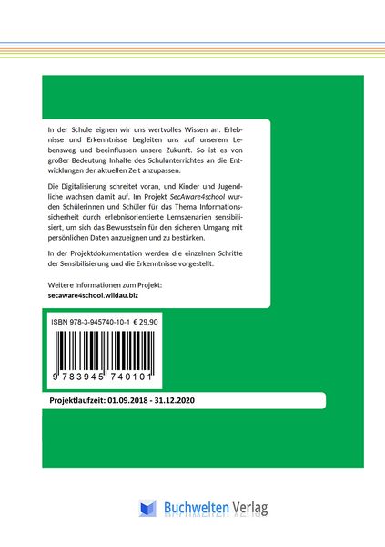 Produktbild: Informationssicherheitsbewusstsein f&uuml;r den Schulalltag