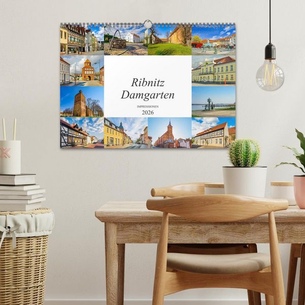 Produktbild: Ribnitz Damgarten Impressionen (Wandkalender 2026 DIN A3 quer), CALVENDO Monatskalender