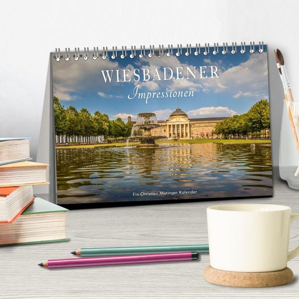 Produktbild: Wiesbadener Impressionen (Tischkalender 2027 DIN A5 quer), CALVENDO Monatskalender