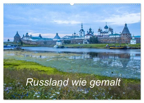 Russland wie gemalt (Wandkalender 2026 DIN A2 quer), CALVENDO Monatskalender