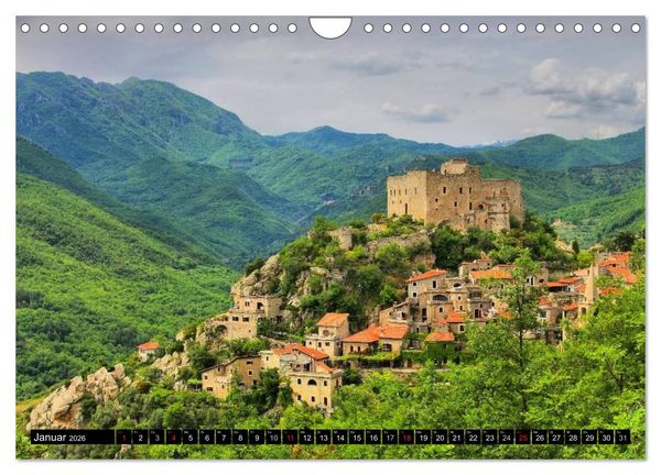 Produktbild: Ligurien - Berge und Meer (Wandkalender 2026 DIN A4 quer), CALVENDO Monatskalender