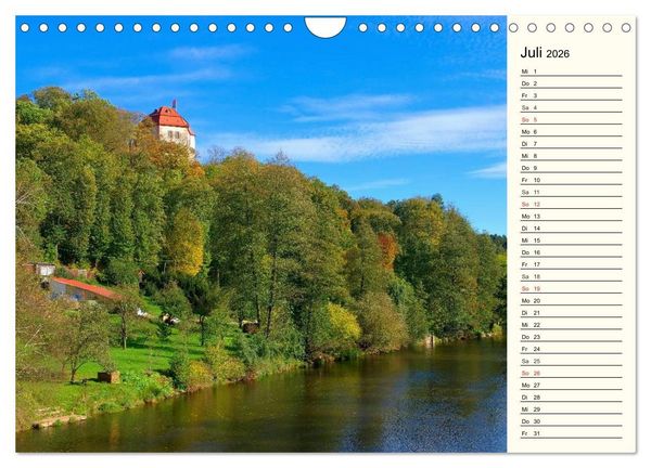 Produktbild: Unterwegs im sch&ouml;nen Sachsen (Wandkalender 2026 DIN A4 quer), CALVENDO Monatskalender