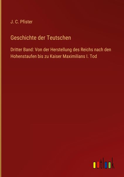 Produktbild: Geschichte der Teutschen