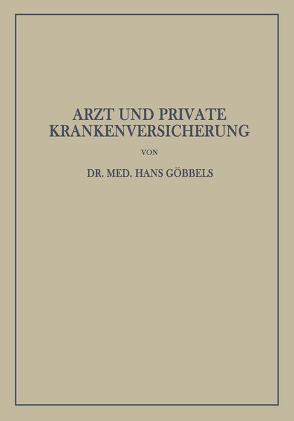 Produktbild: Arzt und Private Krankenversicherung