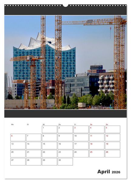 Produktbild: Wahrzeichen Elphi (Wandkalender 2026 DIN A2 hoch), CALVENDO Monatskalender