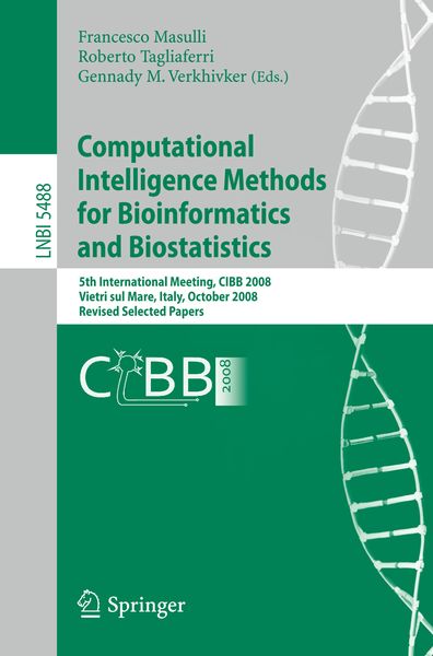 Produktbild: Computational Intelligence Methods for Bioinformatics and Biostatistics