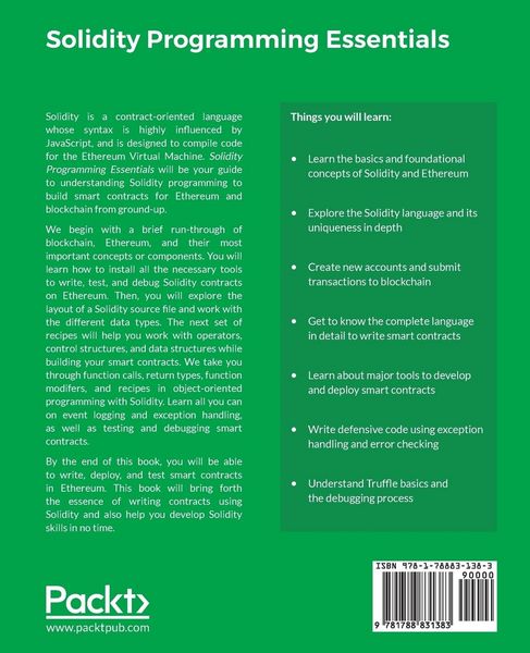 Produktbild: Solidity Programming Essentials