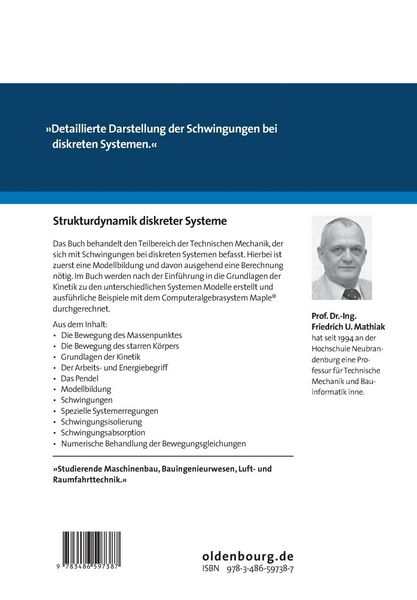 Produktbild: Strukturdynamik diskreter Systeme