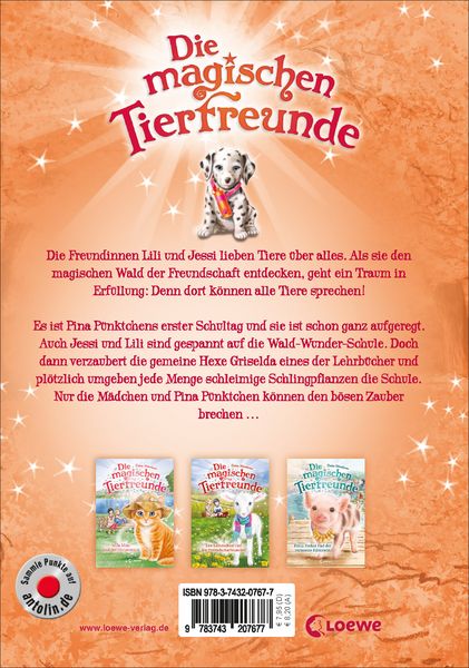 Produktbild: Die magischen Tierfreunde (Band 15) - Pina P&uuml;nktchen kommt in die Zauberschule