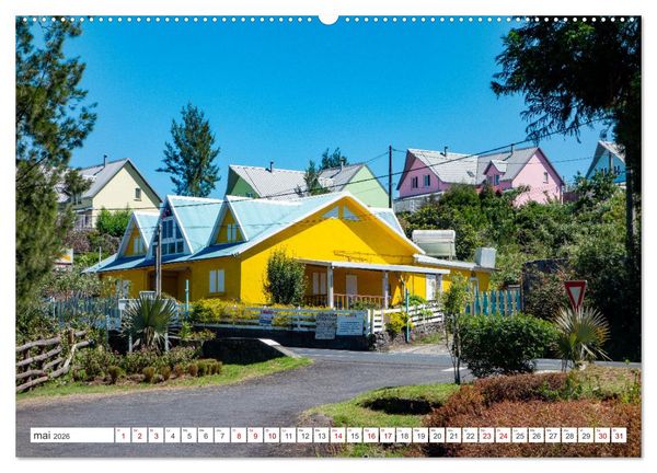 Produktbild: &Icirc;le de la R&eacute;union - Le paradis fran&ccedil;ais dans l'oc&eacute;an Indien (Calendrier mural 2026 DIN A2 vertical), CALVENDO calendrier mensuel