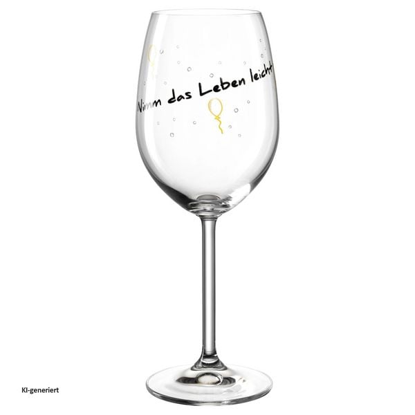 Produktbild: Leonardo Weinglas 460 ml 'Nimm das Leben leicht' PRESENTE