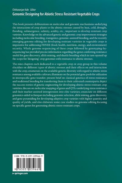 Produktbild: Genomic Designing for Abiotic Stress Resistant Vegetable Crops