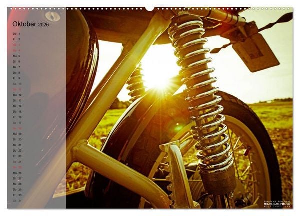 Produktbild: Simson S51 (hochwertiger Premium Wandkalender 2026 DIN A2 quer), Kunstdruck in Hochglanz