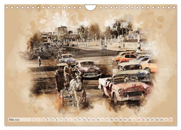 Produktbild: Cuba - Inselstaat in der Karibik (Wandkalender 2026 DIN A4 quer), CALVENDO Monatskalender