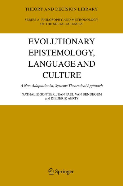 Produktbild: Evolutionary Epistemology, Language and Culture