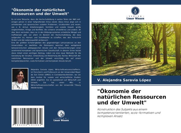 'Ökonomie der natürlichen Ressourcen und der Umwelt'; Taschenbuch von V. Alejandra Saravia López, Verlag Unser Wissen, 9786204101064