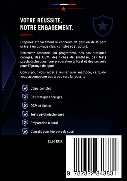 Produktbild: Concours gardien de la paix