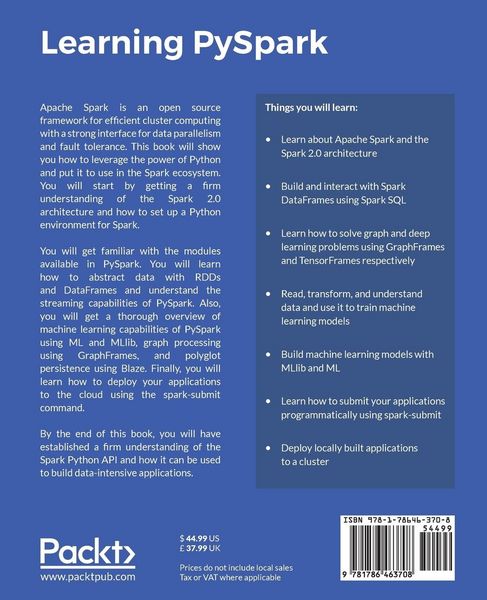 Produktbild: Learning PySpark